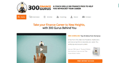 Desktop Screenshot of 300financegurus.com